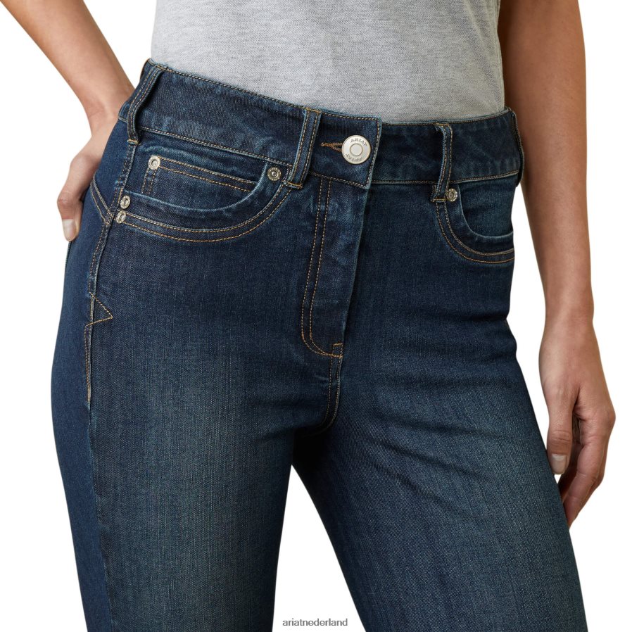 marien halo denim kniestuk stuitligging Ariat vrouwen bodems PJ26LN2713