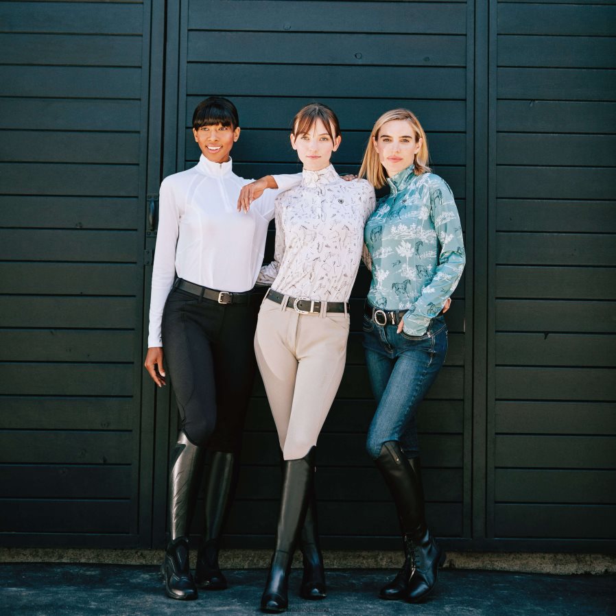 marien halo denim kniestuk stuitligging Ariat vrouwen bodems PJ26LN2713