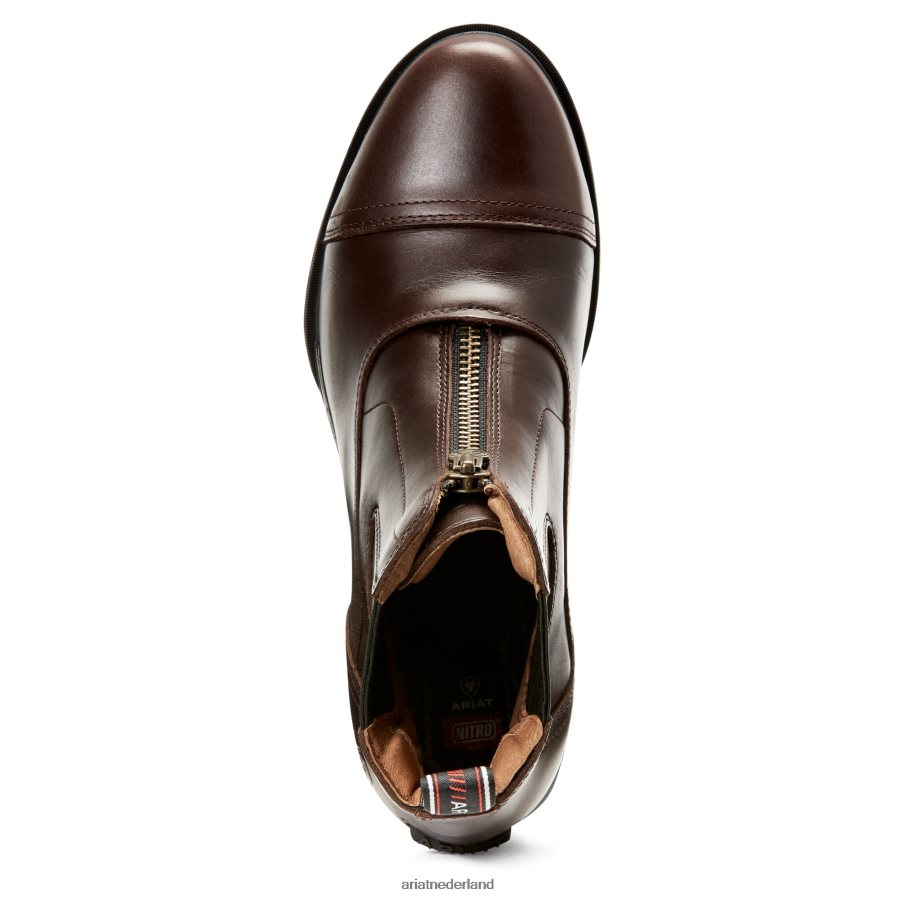 gewaxte chocolade devon nitro paddocklaars Ariat vrouwen schoenen PJ26LN2332
