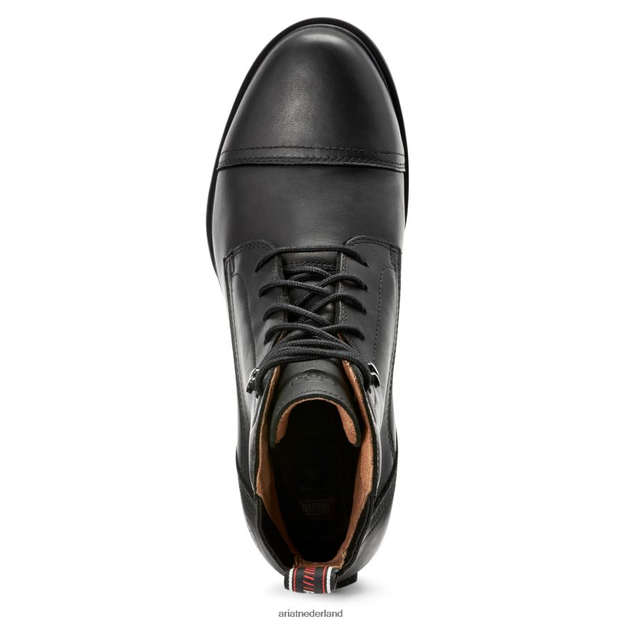 zwart Performer nitro paddocklaars Ariat vrouwen schoenen PJ26LN2333