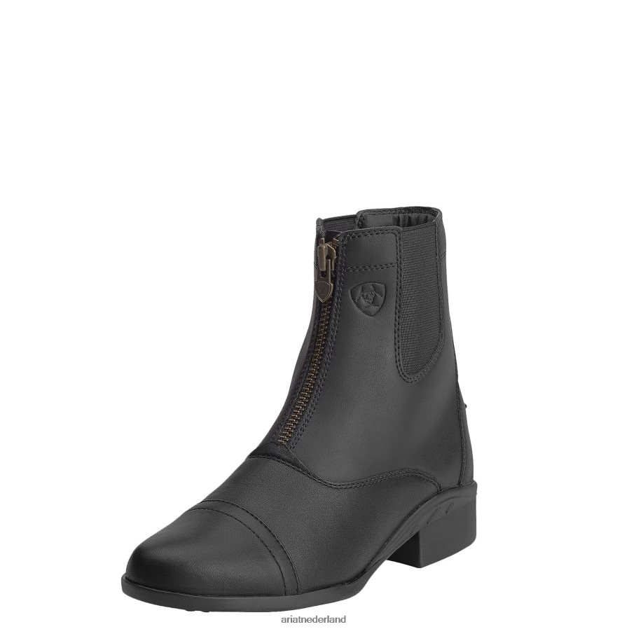 zwart Scout paddocklaars met rits Ariat vrouwen schoenen PJ26LN2335