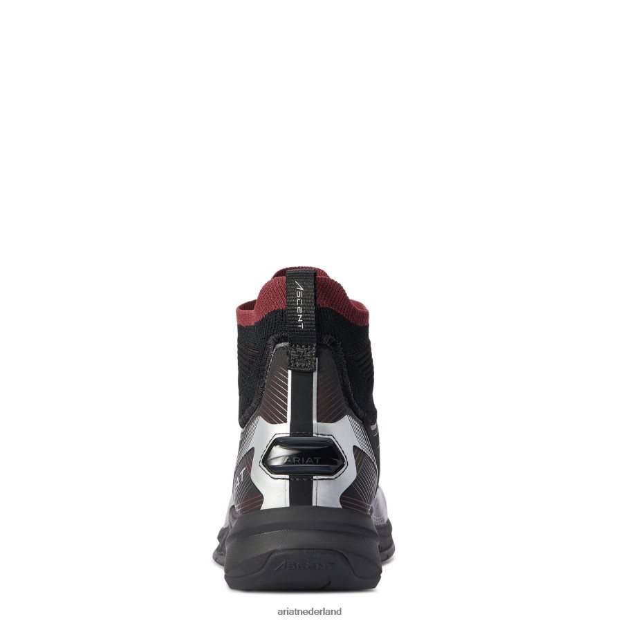 zwart/bordeaux paddocklaars voor beklimming Ariat vrouwen schoenen PJ26LN2341