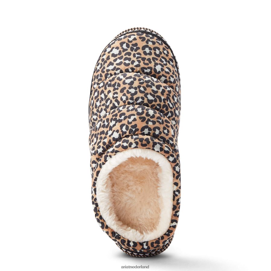 bruine luipaardprint crius klomp pantoffel Ariat vrouwen schoenen PJ26LN2499