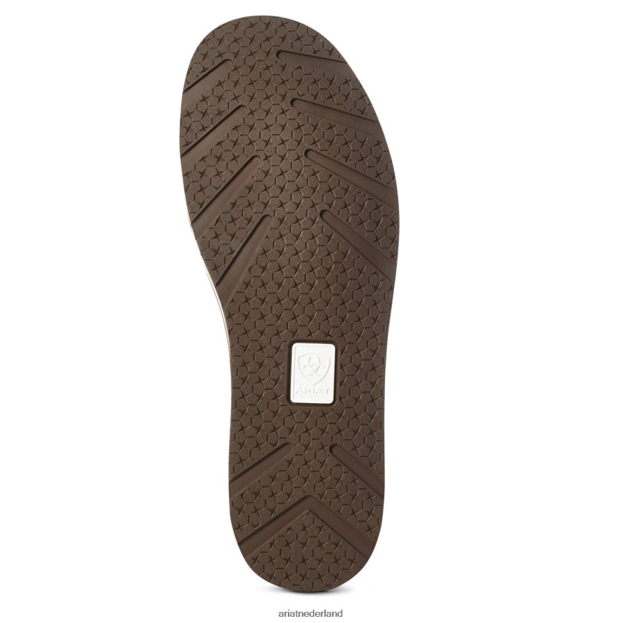 bruin bloemenreliëf kruiser 1 Ariat vrouwen schoenen PJ26LN2402