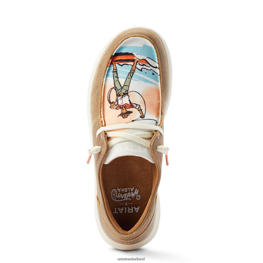 bruine bommenwerper hilo westerse aloha Ariat vrouwen schoenen PJ26LN2470
