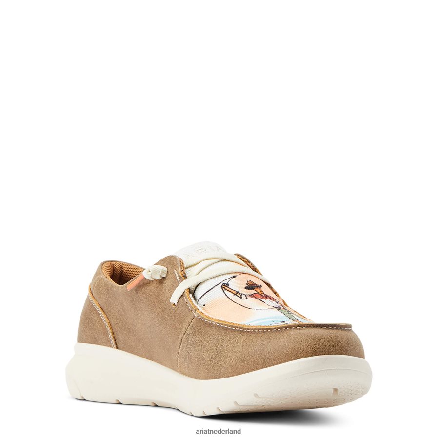 bruine bommenwerper hilo westerse aloha Ariat vrouwen schoenen PJ26LN2470