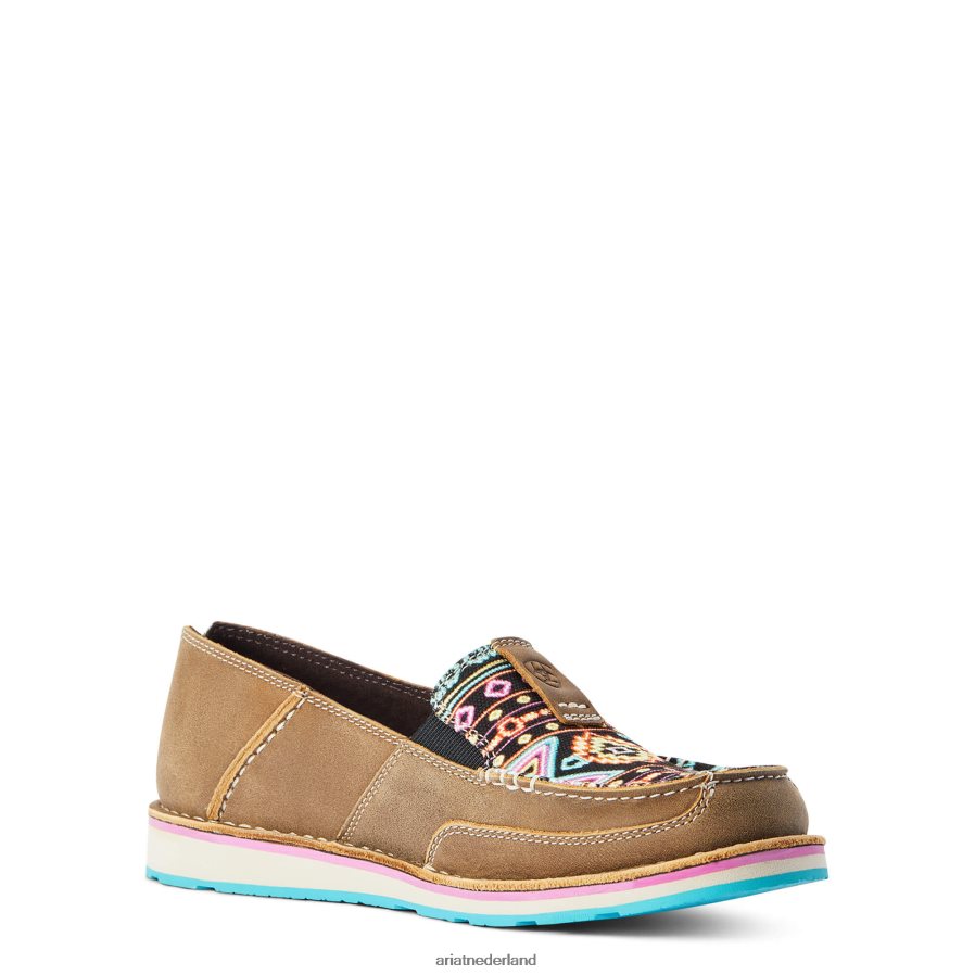 bruine bommenwerper/neonlichten kruiser 2 Ariat vrouwen schoenen PJ26LN2436
