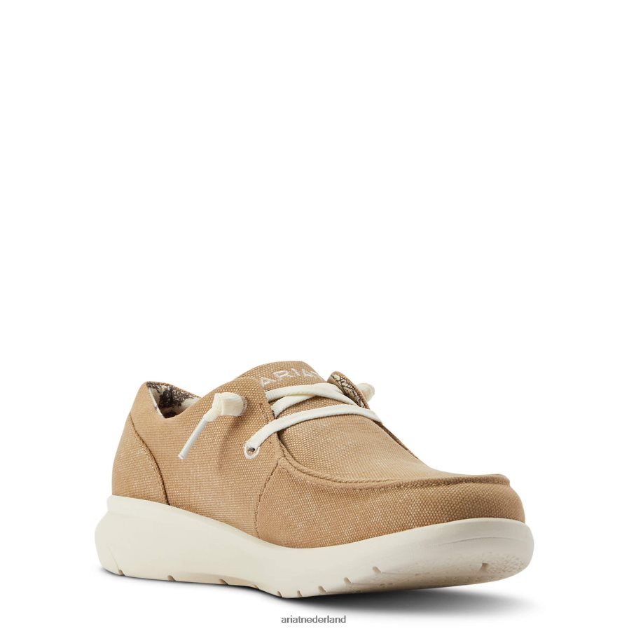 gewassen bruin canvas hilo 3 Ariat vrouwen schoenen PJ26LN2443