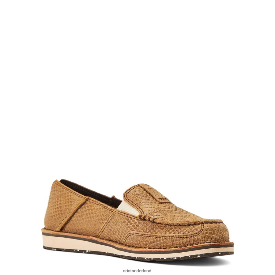 natuurlijk bruine slangenprint kruiser 2 Ariat vrouwen schoenen PJ26LN2449
