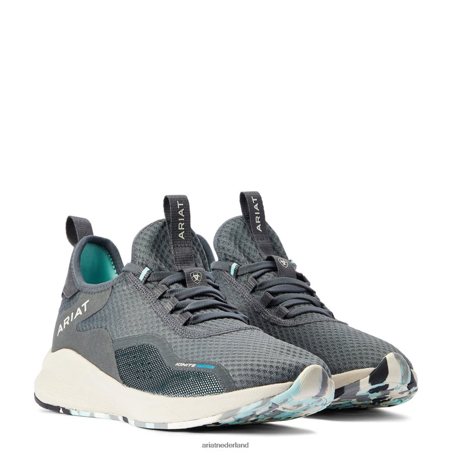 staal blauw waterdicht ontsteken Ariat vrouwen schoenen PJ26LN2369