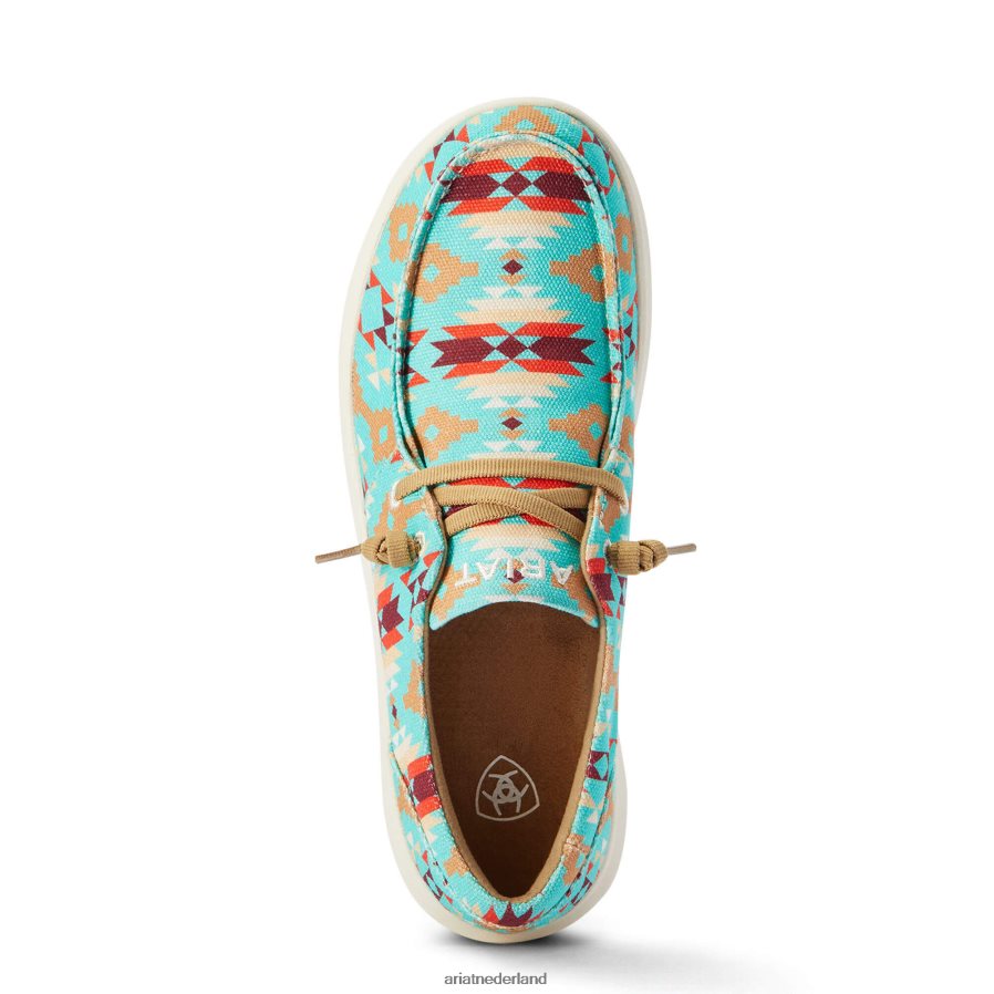 turquoise zadeldeken hihi 2 Ariat vrouwen schoenen PJ26LN2424