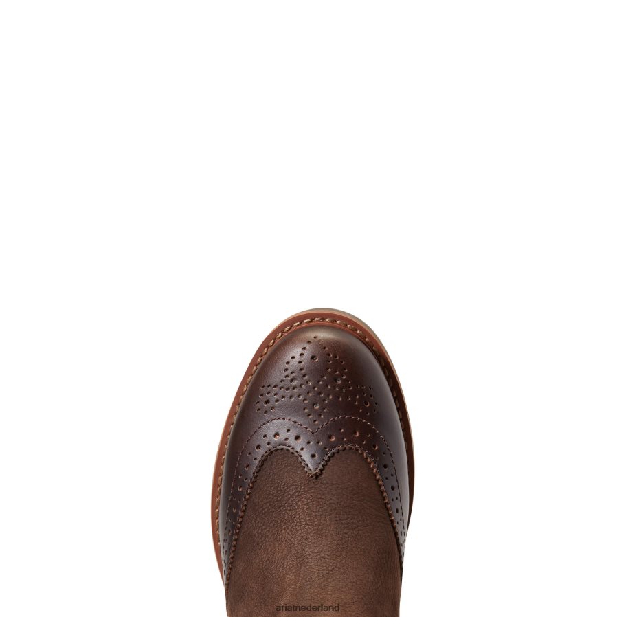chocolade bruin Wexford-brogue waterdicht Ariat vrouwen schoenen PJ26LN2298