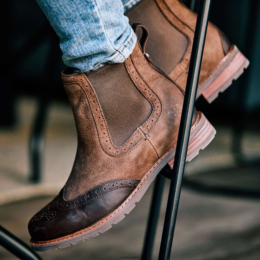 chocolade bruin Wexford-brogue waterdicht Ariat vrouwen schoenen PJ26LN2298