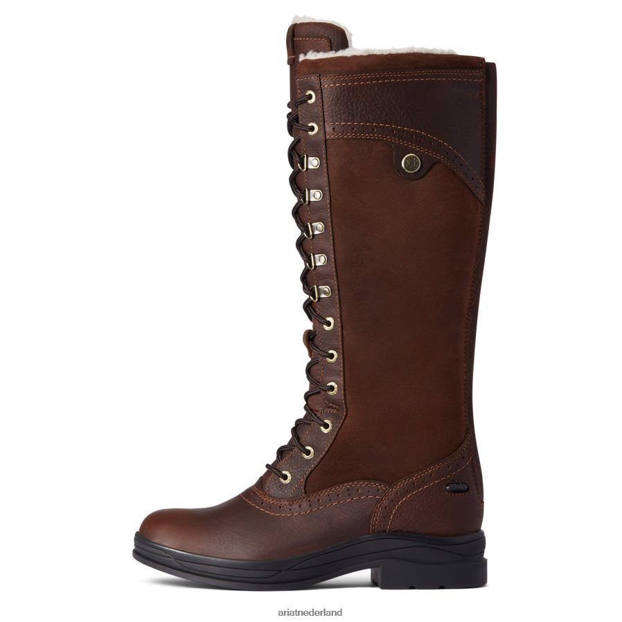donker bruin Wythburn hoge waterdichte laars Ariat vrouwen schoenen PJ26LN2331