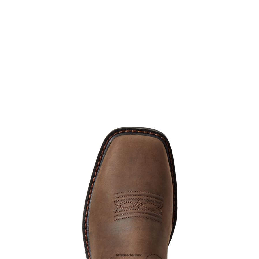 donker bruin krista waterdichte werklaars met stalen neus Ariat vrouwen schoenen PJ26LN2364