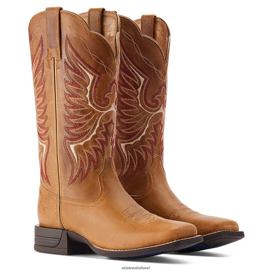 amandelgeel rockdale westernlaars Ariat vrouwen schoenen PJ26LN2169