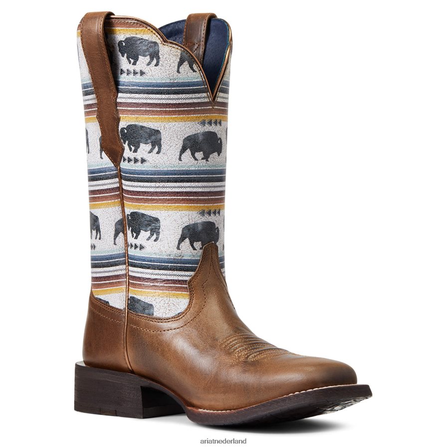 asbruin circuit savanne westernlaars Ariat vrouwen schoenen PJ26LN2273