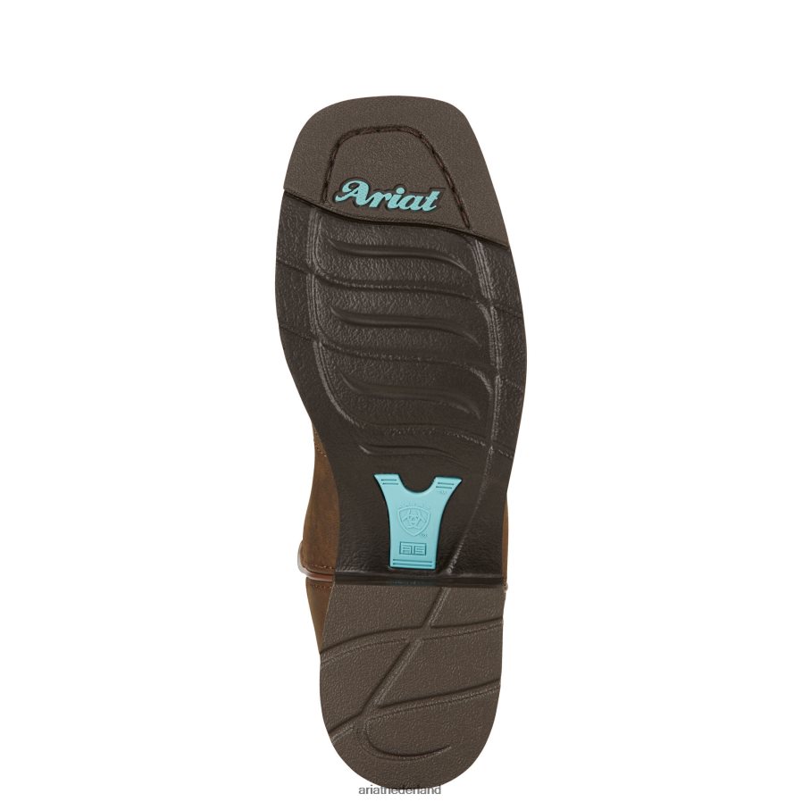 bruin geroosterd delilah westerse laars Ariat vrouwen schoenen PJ26LN2098