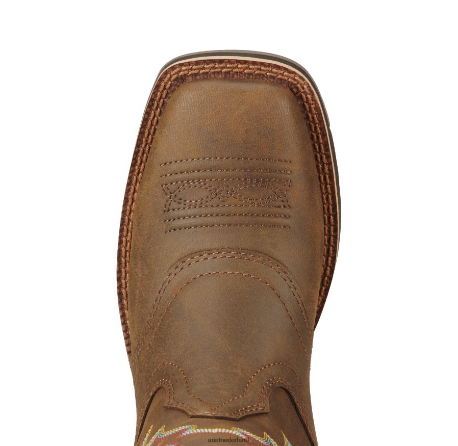 bruin geroosterd delilah westerse laars Ariat vrouwen schoenen PJ26LN2098