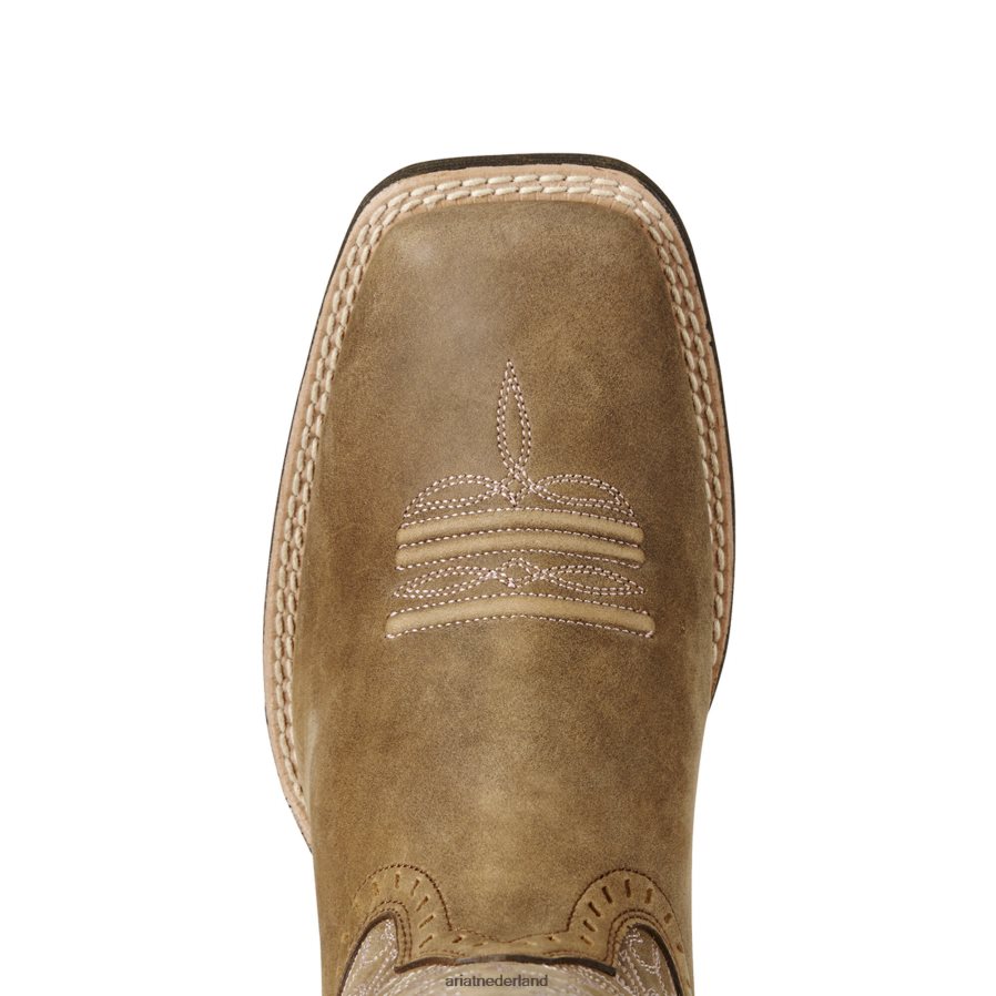 bruine bommenwerper ronde remuda westernlaars Ariat vrouwen schoenen PJ26LN2068