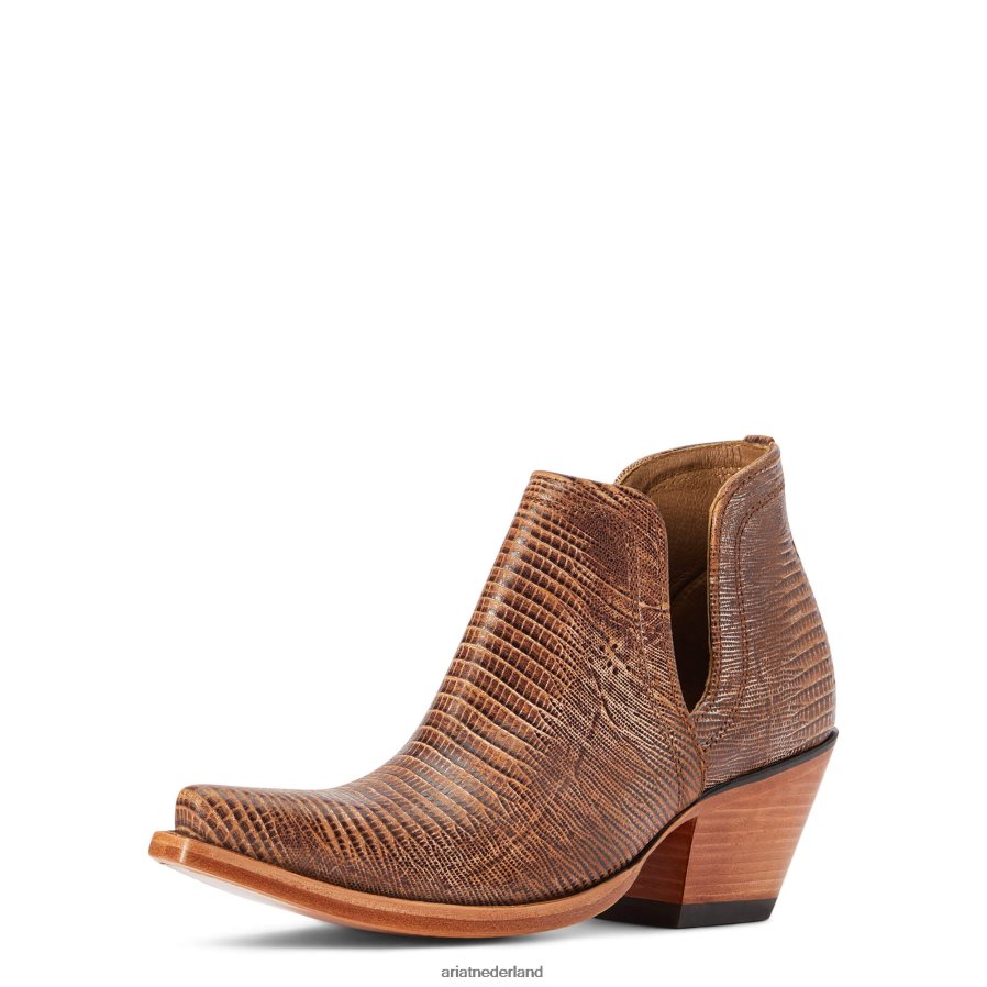 bruine hagedisprint dixon westernlaars Ariat vrouwen schoenen PJ26LN2210