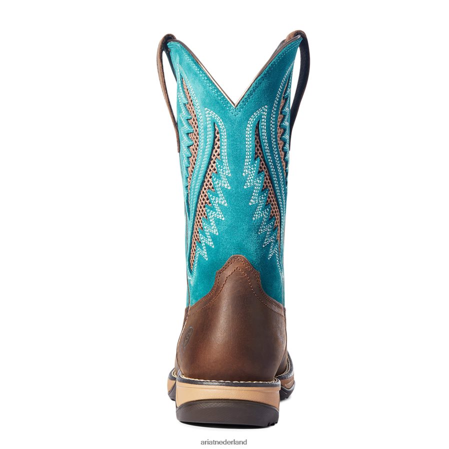chocoladestukje anthem venttek westernlaars Ariat vrouwen schoenen PJ26LN2145
