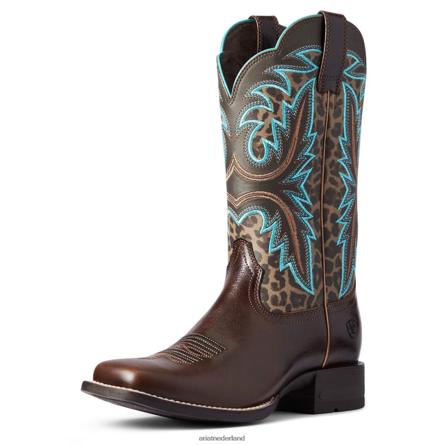 chocoladestukje lonestar westernlaars Ariat vrouwen schoenen PJ26LN2271