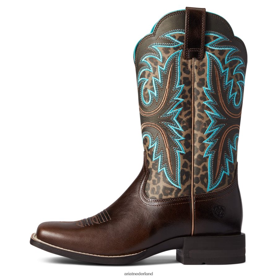 chocoladestukje lonestar westernlaars Ariat vrouwen schoenen PJ26LN2271