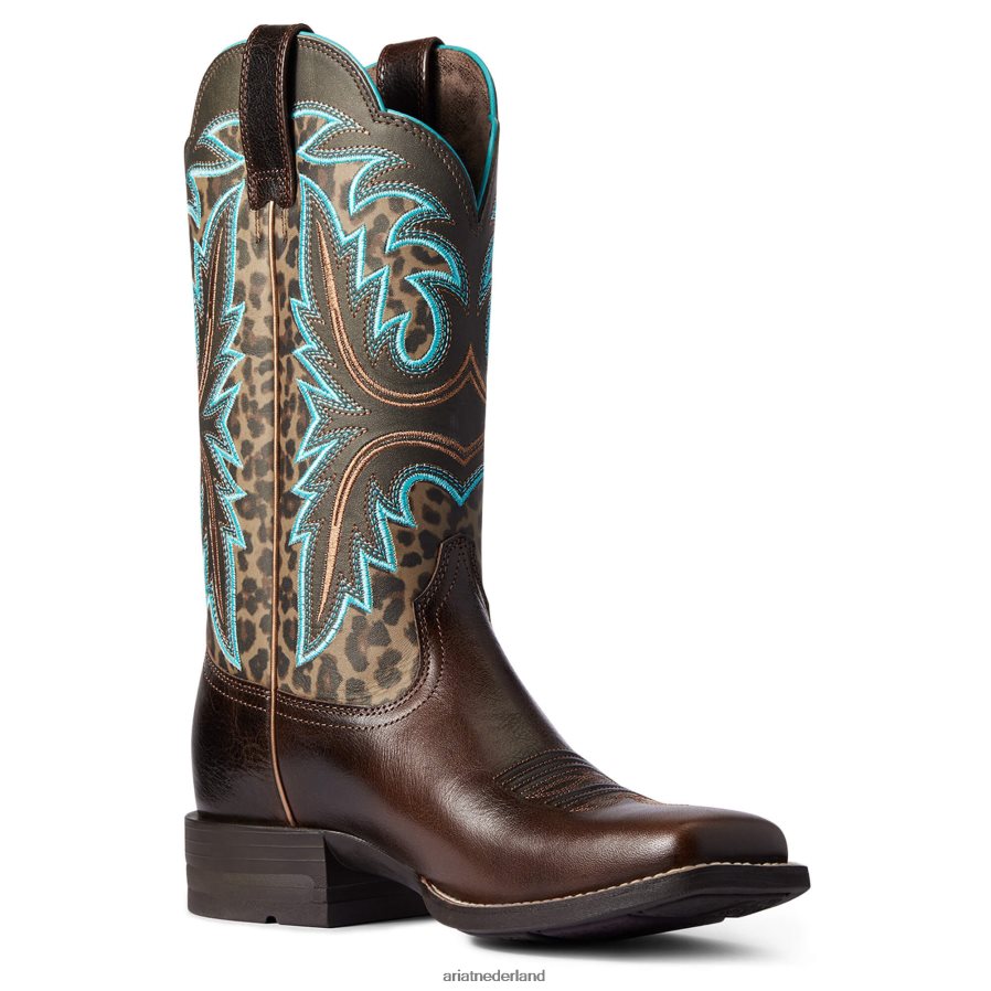 chocoladestukje lonestar westernlaars Ariat vrouwen schoenen PJ26LN2271