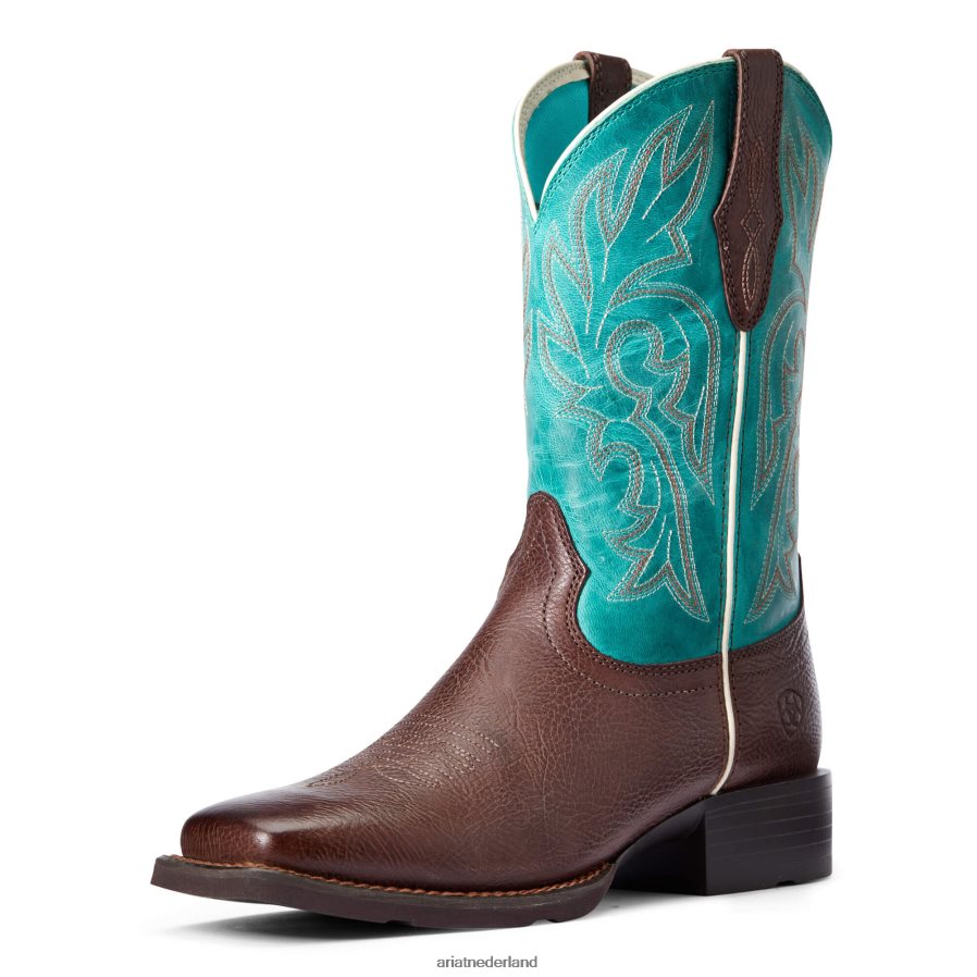 donker huisje Westernlaars voor veeaandrijving Ariat vrouwen schoenen PJ26LN2238