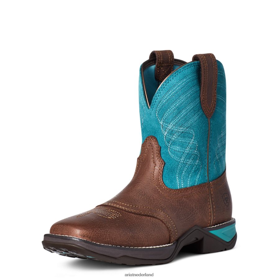 donker_huisje anthem shortie westernlaars Ariat vrouwen schoenen PJ26LN2152