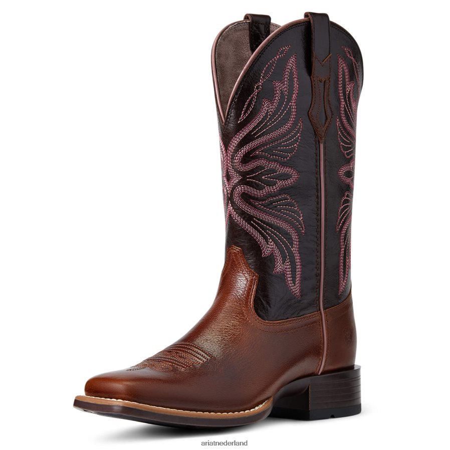 donkere bagage edgewood westernlaars Ariat vrouwen schoenen PJ26LN2189