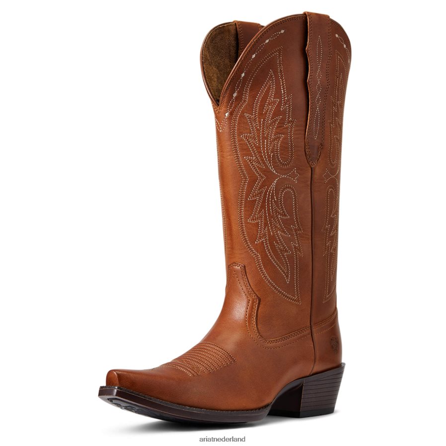 gekoesterde kleur Heritage x teen elastische westernlaars met brede kuit Ariat vrouwen schoenen PJ26LN2118
