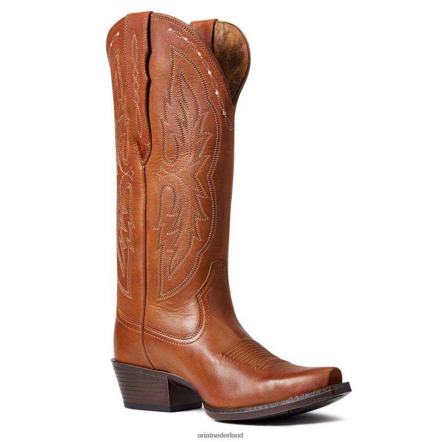 gekoesterde kleur Heritage x teen elastische westernlaars met brede kuit Ariat vrouwen schoenen PJ26LN2118