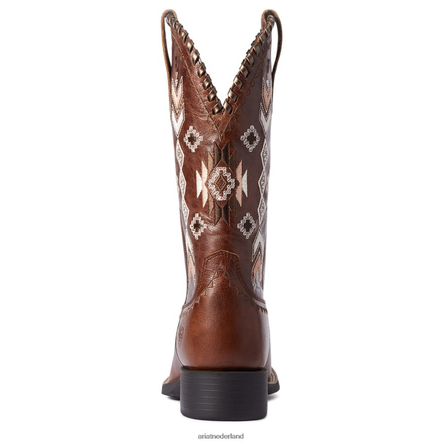 kloof bruin ronde skyler westernlaars Ariat vrouwen schoenen PJ26LN2071