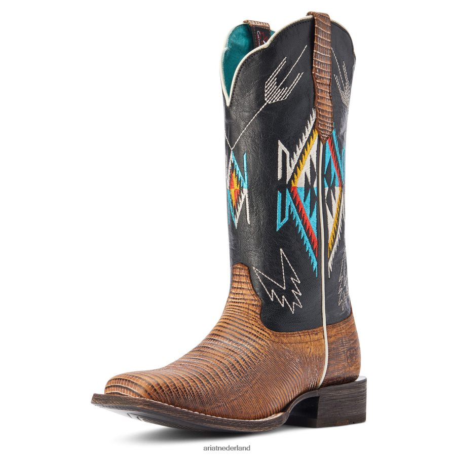 kona bruin frontier chimayo westernlaars Ariat vrouwen schoenen PJ26LN2353