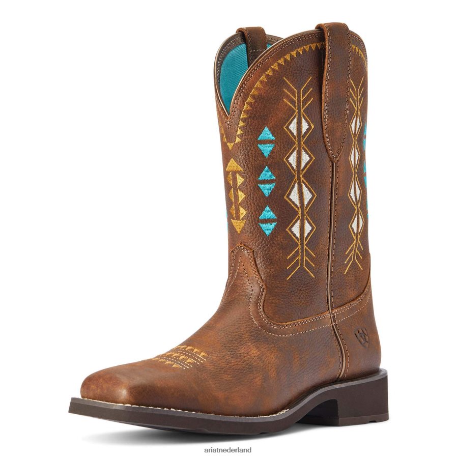 koperen ketel delilah deco westernlaars Ariat vrouwen schoenen PJ26LN2188