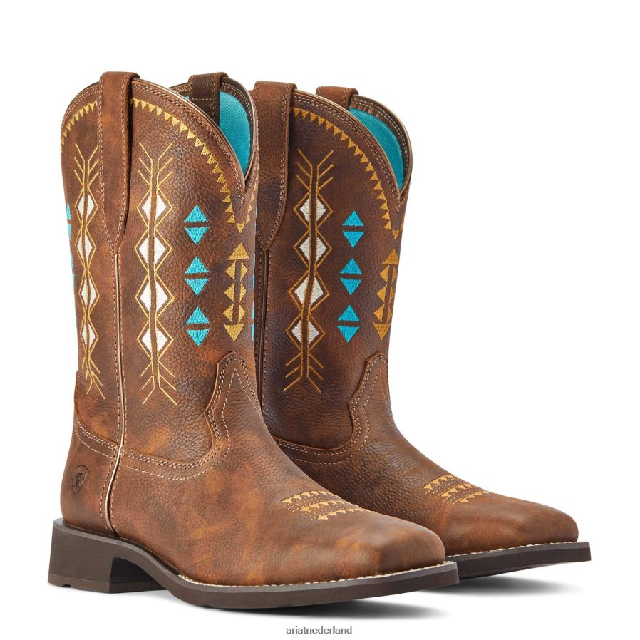koperen ketel delilah deco westernlaars Ariat vrouwen schoenen PJ26LN2188