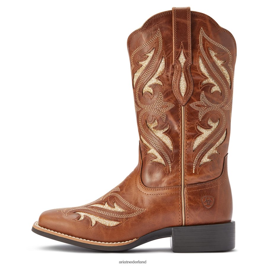 middagbruin round-up bliss westernlaars Ariat vrouwen schoenen PJ26LN2120