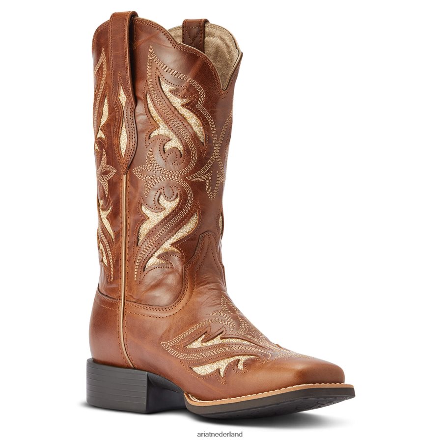 middagbruin round-up bliss westernlaars Ariat vrouwen schoenen PJ26LN2120