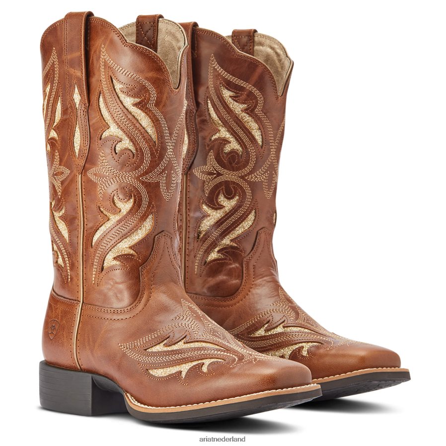 middagbruin round-up bliss westernlaars Ariat vrouwen schoenen PJ26LN2120