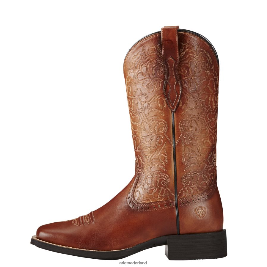 natuurlijk rijk ronde remuda westernlaars Ariat vrouwen schoenen PJ26LN2108