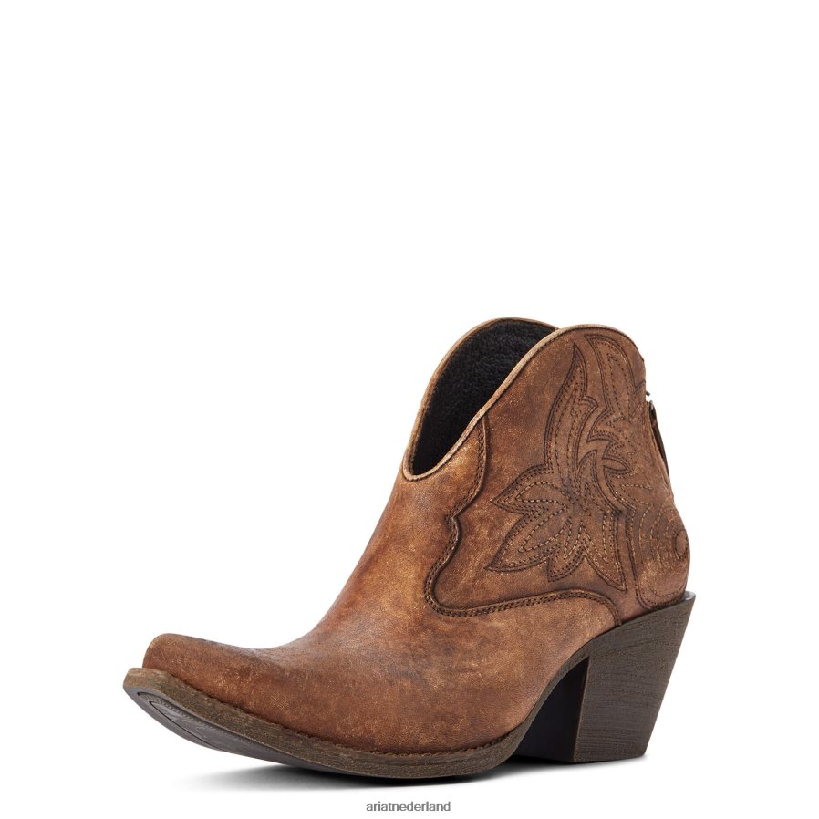 natuurlijk verweerd bruin Layla westernlaars Ariat vrouwen schoenen PJ26LN2254