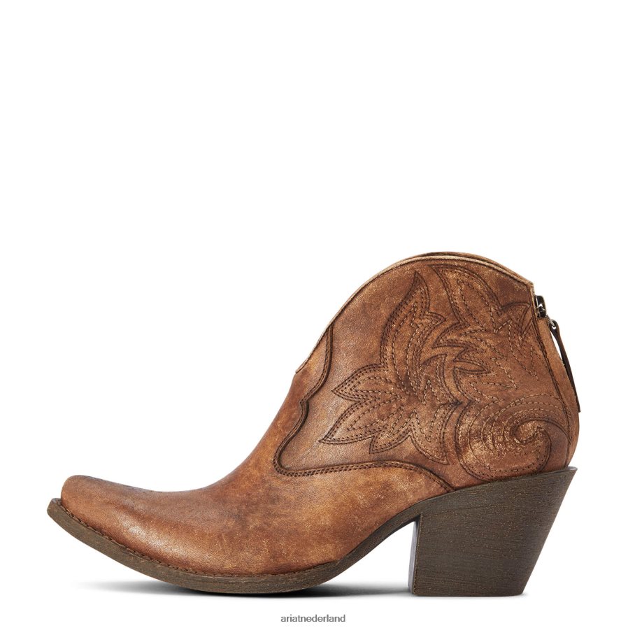 natuurlijk verweerd bruin Layla westernlaars Ariat vrouwen schoenen PJ26LN2254