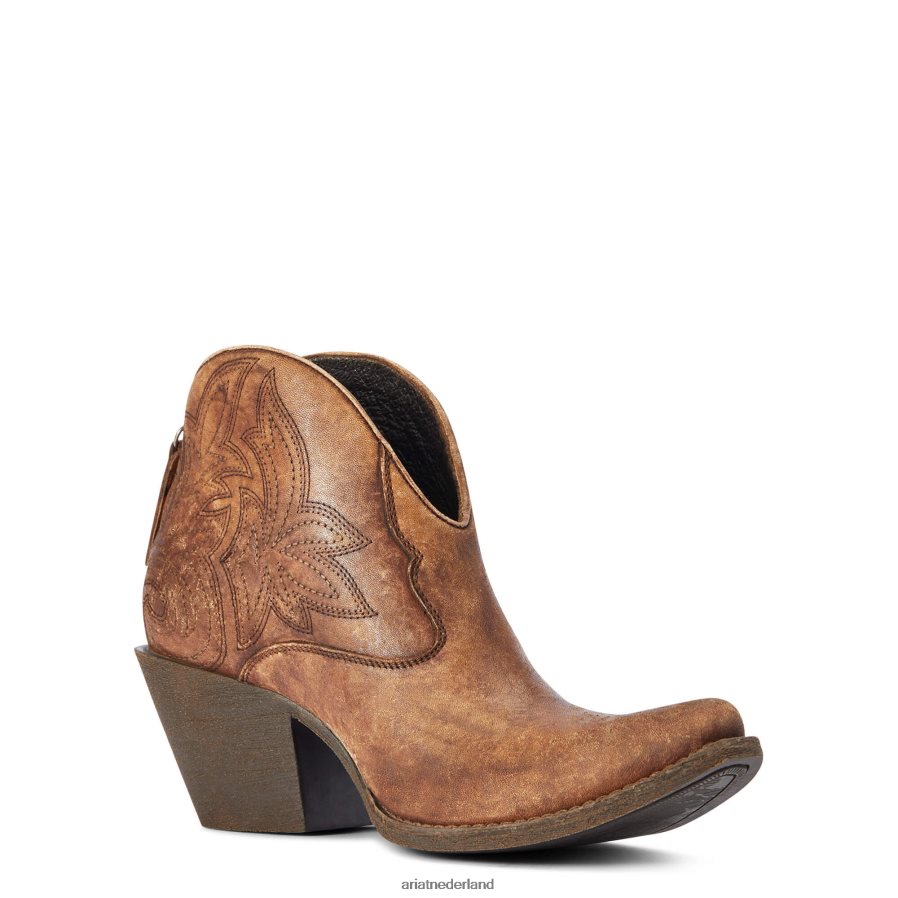 natuurlijk verweerd bruin Layla westernlaars Ariat vrouwen schoenen PJ26LN2254