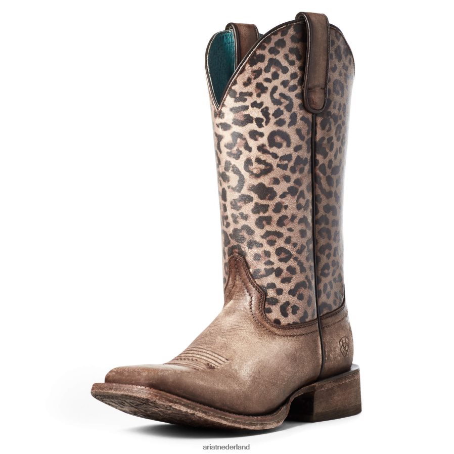 natuurlijk verweerd bruin circuit savanne westernlaars Ariat vrouwen schoenen PJ26LN2119