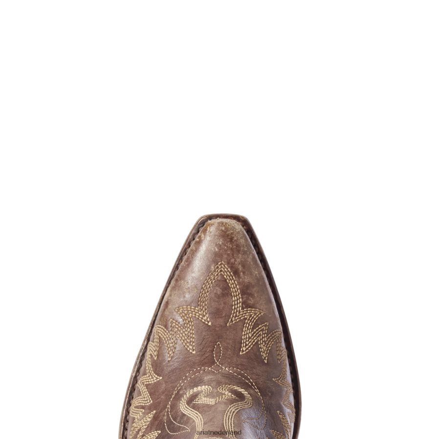 natuurlijk verweerd bruin dixon westernlaars Ariat vrouwen schoenen PJ26LN2193