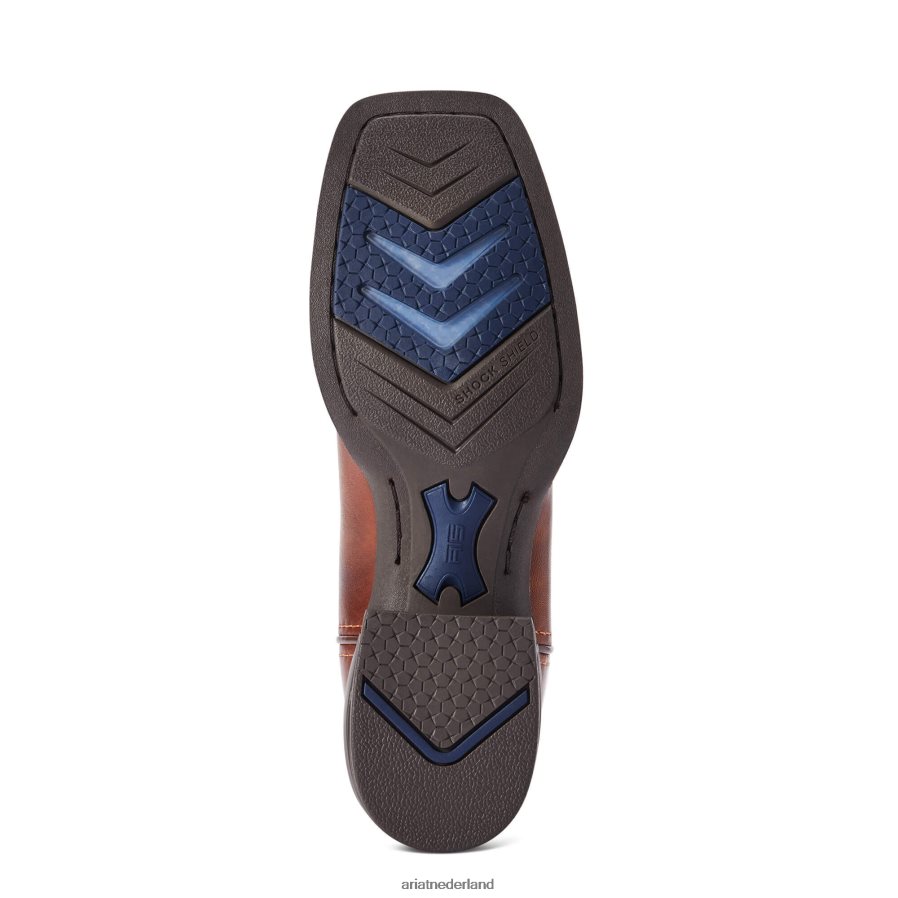 natuurlijk verweerd bruin rockdale westernlaars Ariat vrouwen schoenen PJ26LN2134