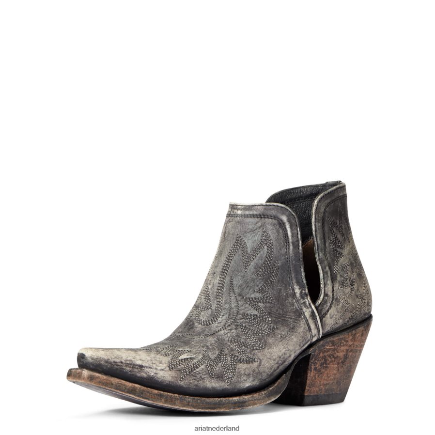 natuurlijk verweerd zwart dixon westernlaars Ariat vrouwen schoenen PJ26LN2195