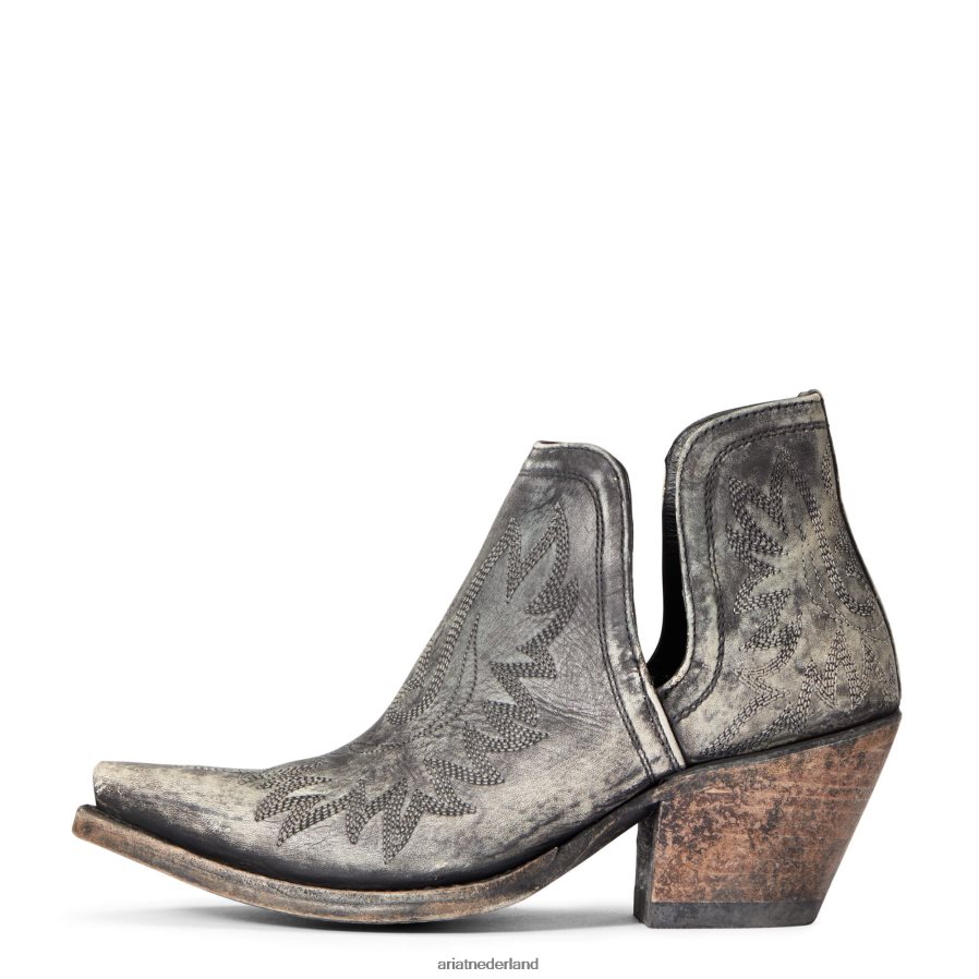 natuurlijk verweerd zwart dixon westernlaars Ariat vrouwen schoenen PJ26LN2195